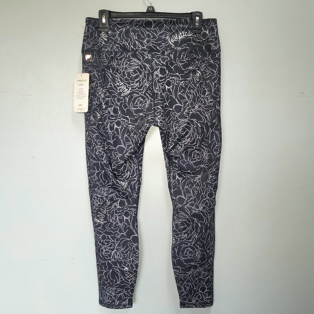 Fabletics High Waisted Solid 7/8 Leggings